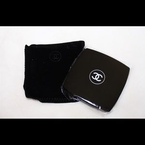 CHANEL Black Double Mirror Compact